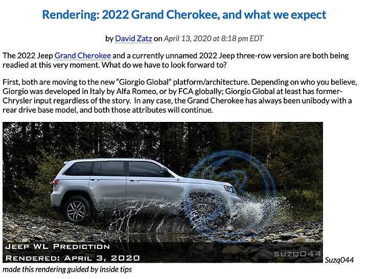 2022 Jeep Grand Cherokee WL